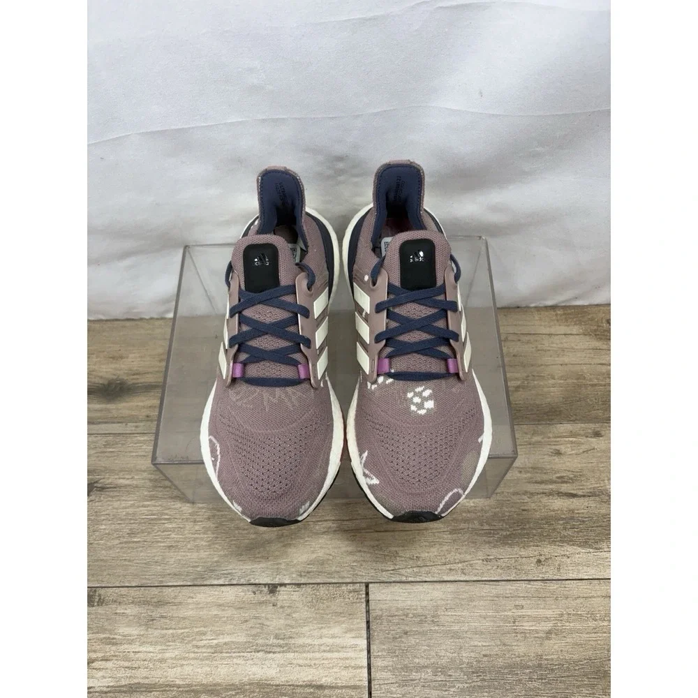 Adidas Ultraboost‎ 22 Mauve Navy White Running Shoes GW6917 Womens 8